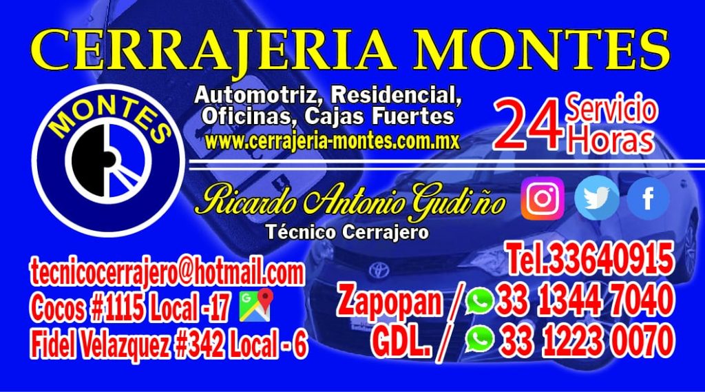 Servicio de Cerrajería Guadalajara 24 horas